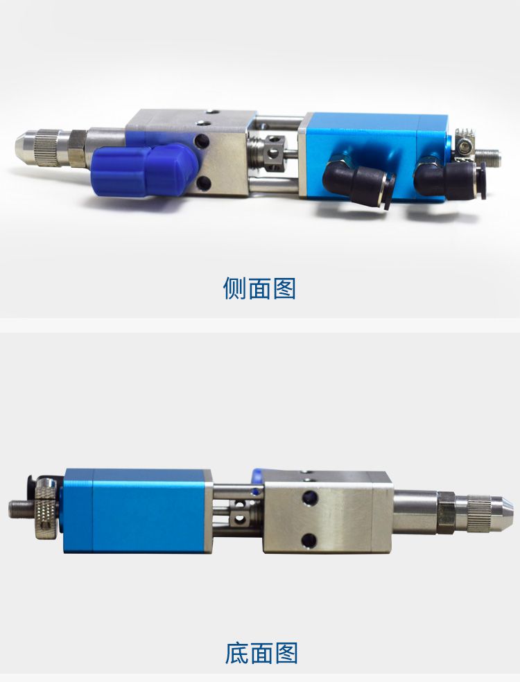 閥閥側(cè)面和底面圖