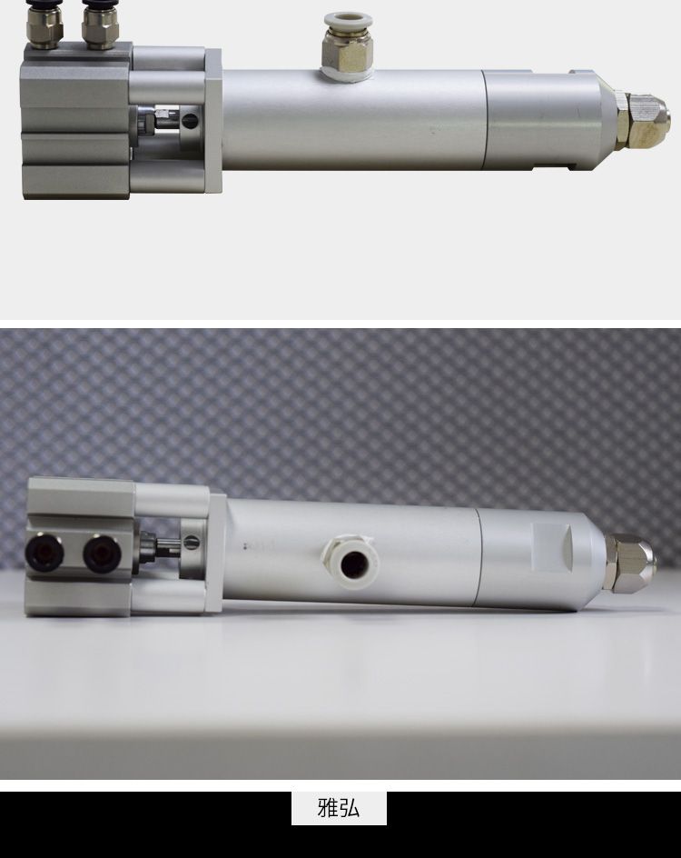 大流量硅膠點膠閥正面和側(cè)面