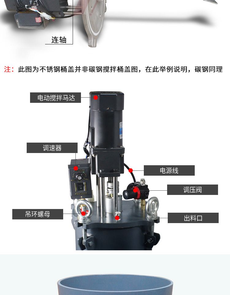 自動攪拌壓力桶細(xì)節(jié)